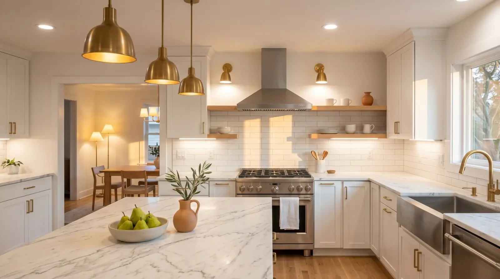 Listing kitchen at golden hour — the flagship guide cover